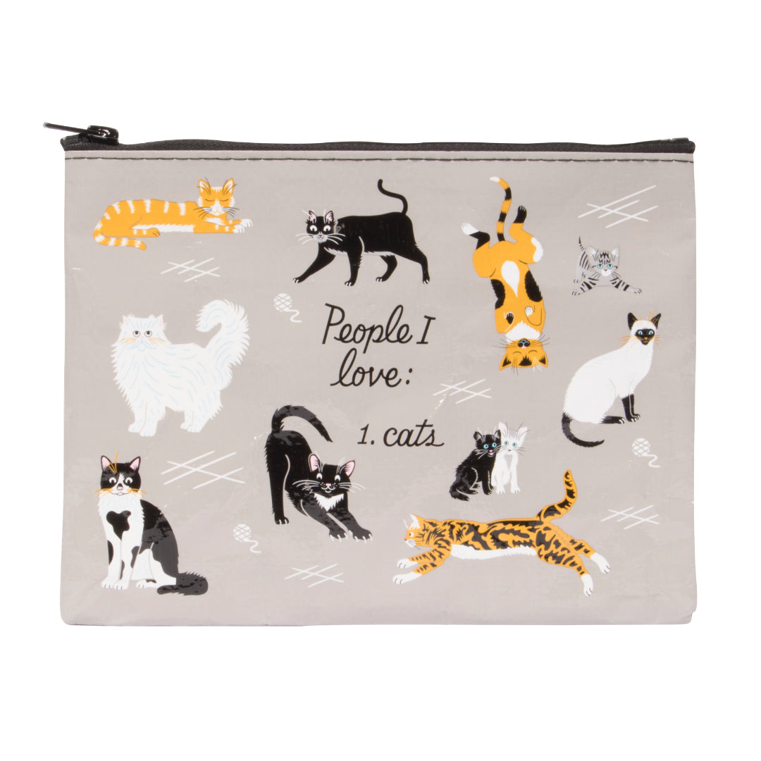 People I Love: Cats Zipper Pouch
