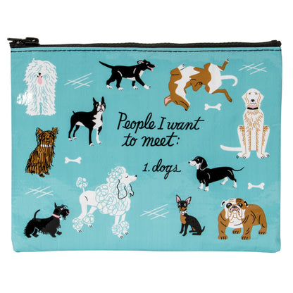 People to Meet: Dogs Zipper Pouch