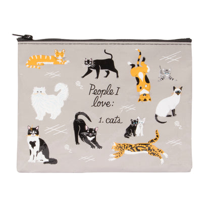 People I Love: Cats Zipper Pouch