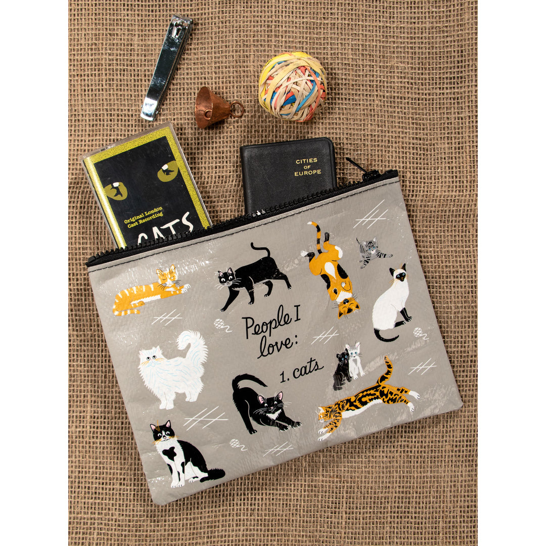 People I Love: Cats Zipper Pouch
