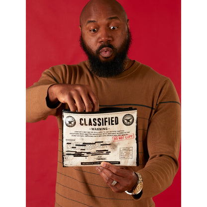 Classified Zipper Pouch