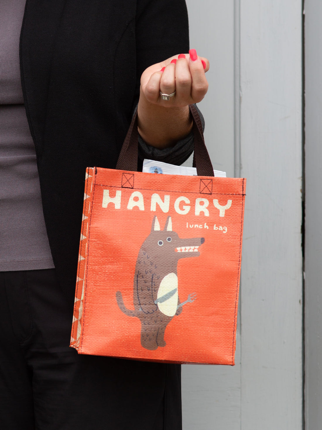 Hangry Quote Handy Tote Bag