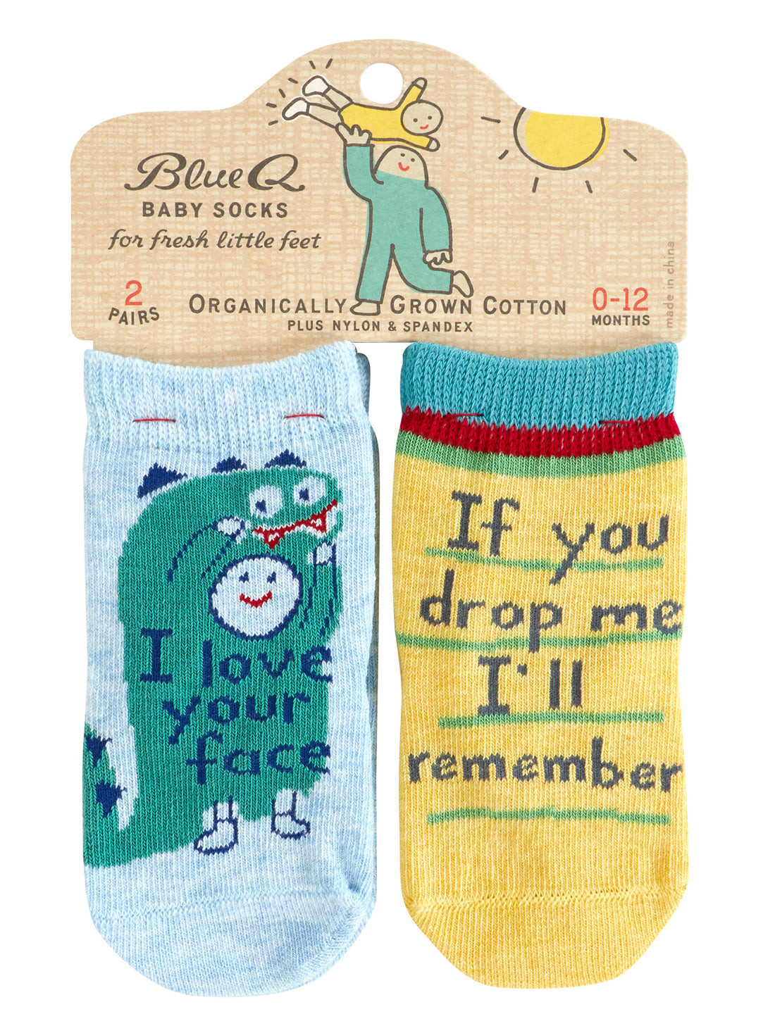 Will Remember If You Drop Me - Baby Socks