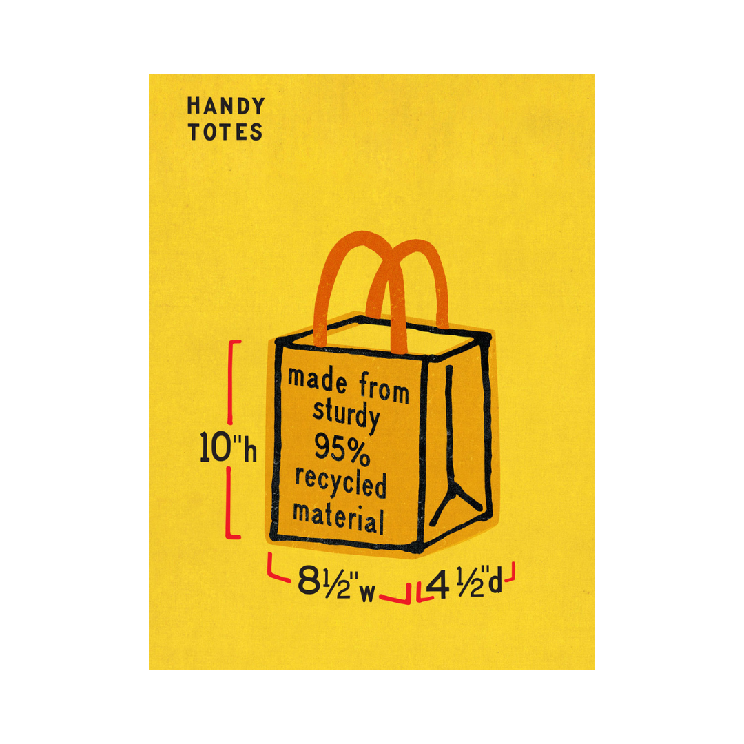Hangry Quote Handy Tote Bag